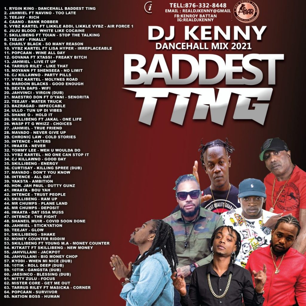 Dj Kenny Baddest Ting Dancehall Mix Vibe Mixtapes